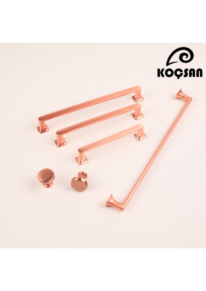 Vera Kulp Lüks Country Mutfak Mobilya Dolap Çekmece Kulpu Mat Rose 96 mm fırsatları