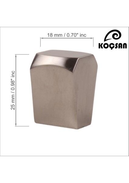 Kuvars Kulp Lüks Country Mutfak Mobilya Dolap Çekmece Kulpu Inox Düğme