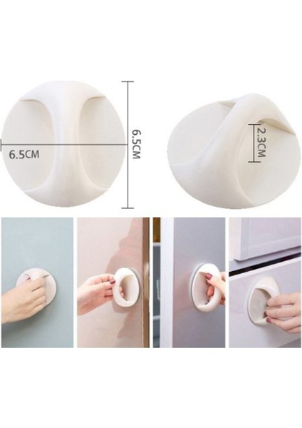 Çok Amaçlı Yapışkanlı Tutacak Kulp 2 Adet fırsatları