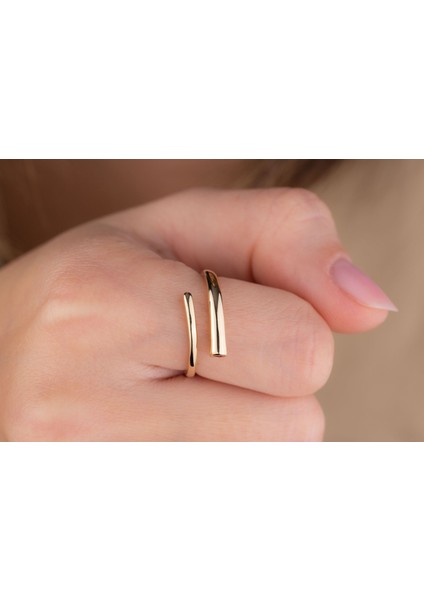 14 Ayar Altın Pembe Taşlı Spiral Yılan Yüzük fiyatları