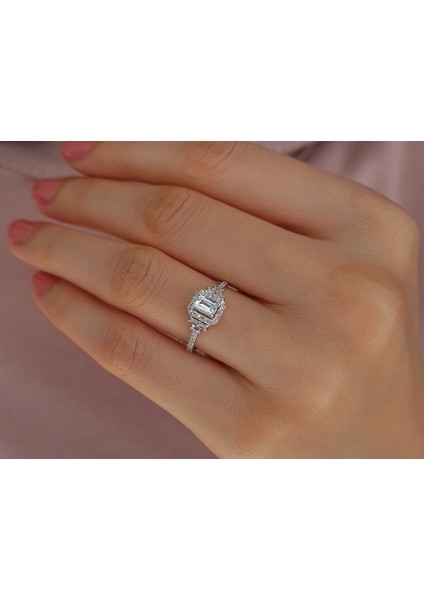 Baget Pırlantalı Gökyüzü Yüzük 0447R0034 indirimleri