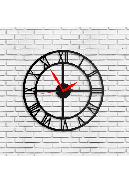 Duvar Saati Roma Rakamı Sade Boş Tasarımlı Ev ve Ofis Için Dekoratif Metal Duvar Saati fiyatları