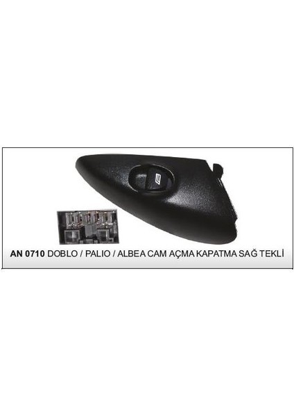 Cam Kaldırma Anahtarı Tekli Sağ Doblo Palio Albea 735290259 AN0710