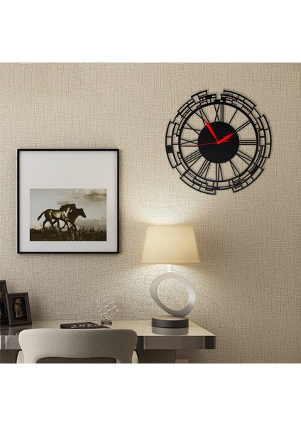 Duvar Saati Teknoloji Simgesi Tasarımlı Ev ve Ofis Için Dekoratif Metal Duvar Saati modelleri