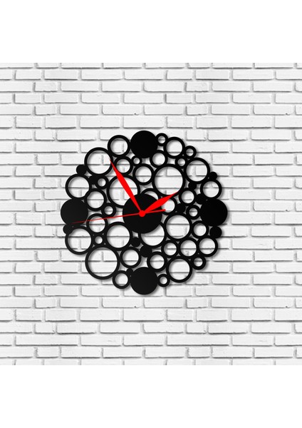 Duvar Saati Yuvarlak Baloncuk Tasarımlı Ev ve Ofis Için Dekoratif Metal Duvar Saati fiyatları