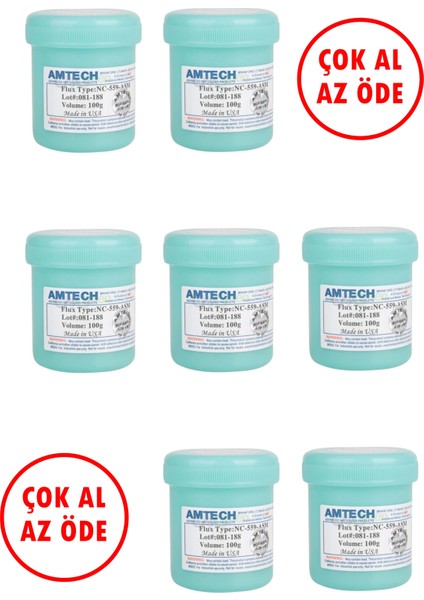 NC-559-ASM Beyaz Renk Krem Flux 100 gr 7 Adet