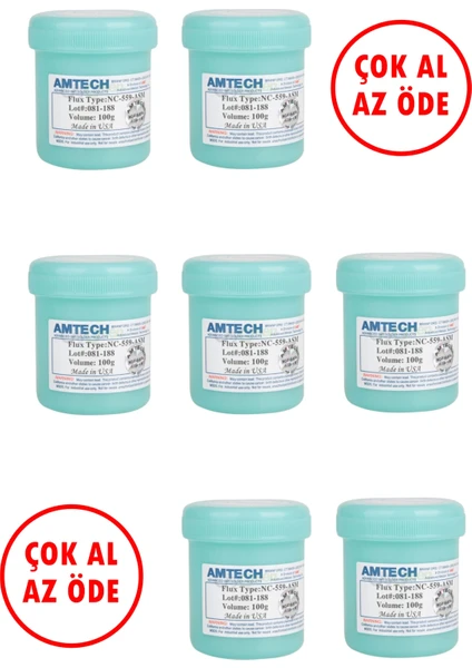 NC-559-ASM Beyaz Renk Krem Flux 100 gr 7 Adet