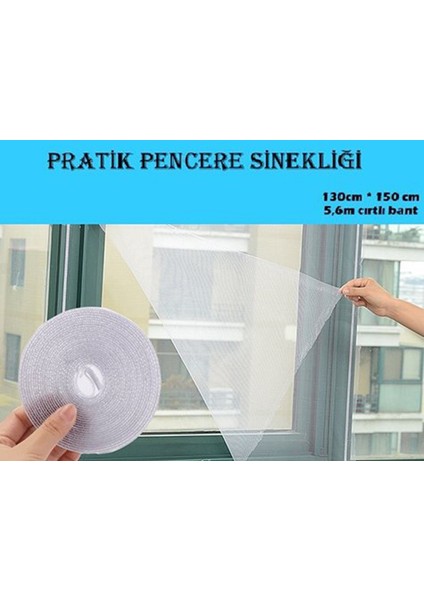 Pencere Cam Sinekliği Çift Kanat 130 x 150 cm
