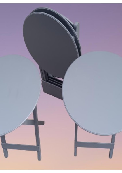 Çanta Zigon Sehpa Oval Model Dörtlü Ahşap Mdf Gri Renk Uyumu El Yapımı modelleri