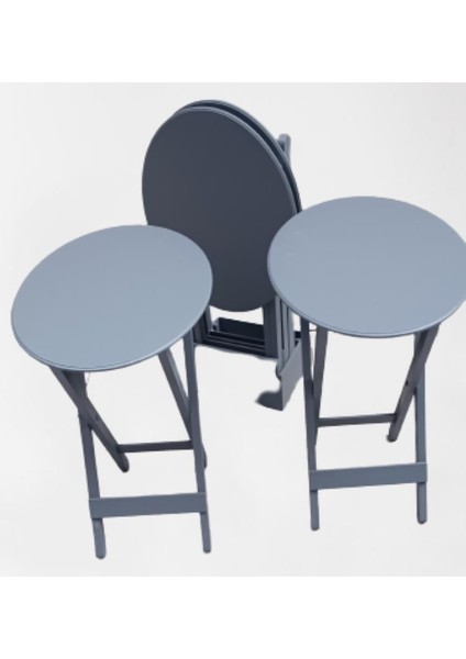 Çanta Zigon Sehpa Oval Model Dörtlü Ahşap Mdf Gri Renk Uyumu El Yapımı fırsatları