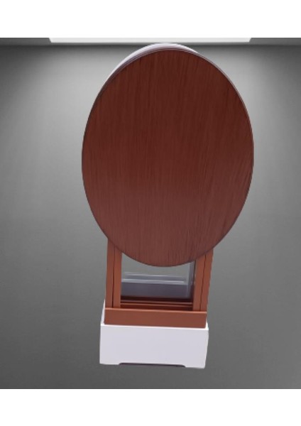 Çanta Zigon Sehpa Oval Dörtlü Model Ahşap Mdf Beyaz ve Ceviz Renk Uyumu El Yapımı indirimleri