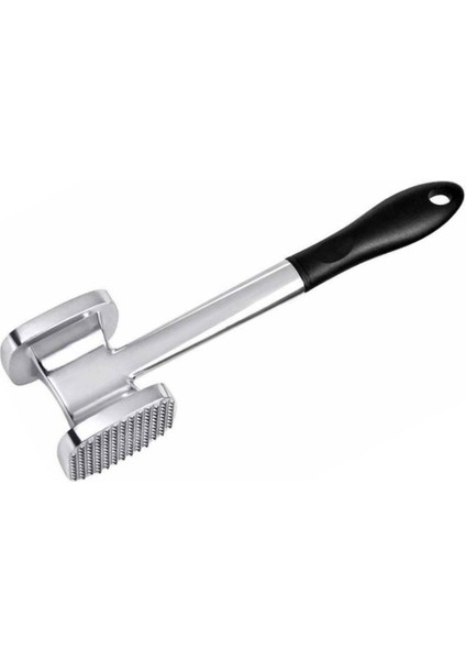 Alüminyum Et Döveceği 380 Gr (Eta-38) Çift yüzey ( Tırtıklı-Düz ) Dövme başlığı : 6*6,5 cm.