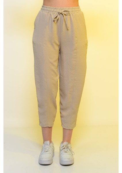 Yüksek Bel Slouchy Kadın Pantolon Fit Basic Relax Fit Rahat Kalıp modelleri