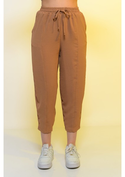Yüksek Bel Slouchy Kadın Pantolon Fit Basic Relax Fit Rahat Kalıp fiyatları