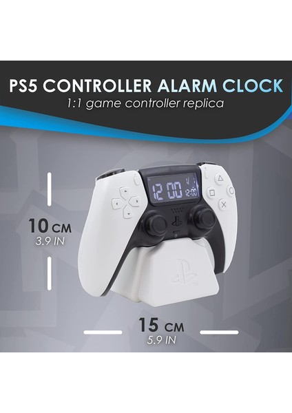 Playstation Ps5  Beyaz Controller Alarm Saat