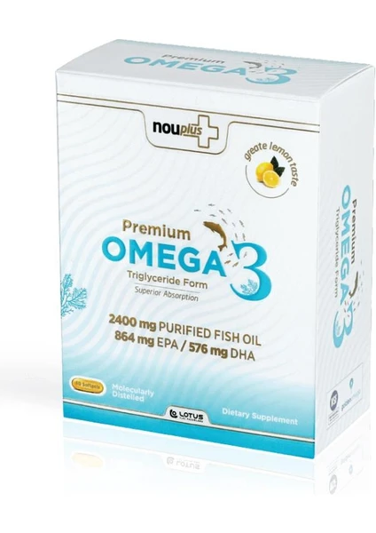 Premium Omega 3 1200 mg 60 Kapsül