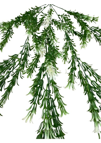 Yapay Beyaz Detaylı Lotus Çiçeği Sarkıt 80X50 indirimleri