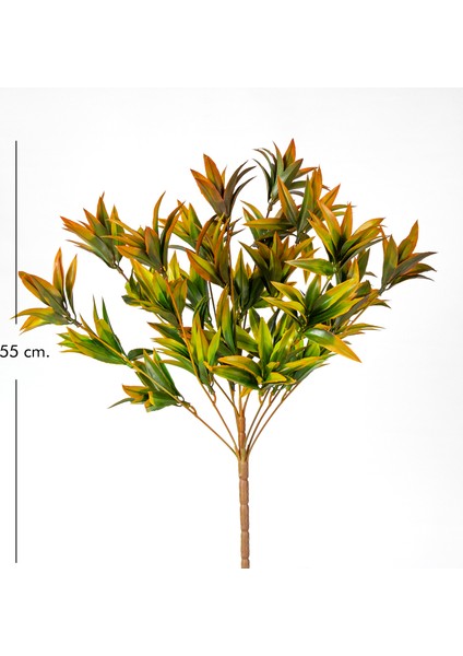 Yapay Bitki Kızıl/yeşil 55 Cm. indirimleri