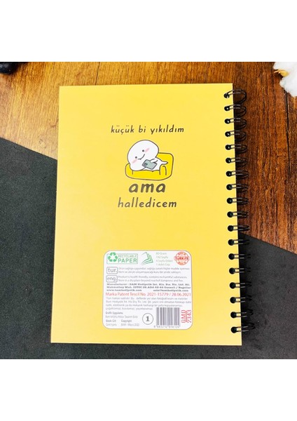 Küçük Bi Yıkıldım Ama Halledicem Tasarım Haftalık Planlayıcı