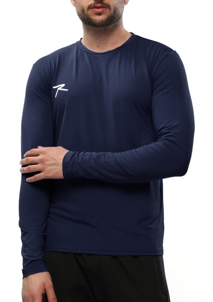 Uzun Kollu T-Shirt Laus Lacivert