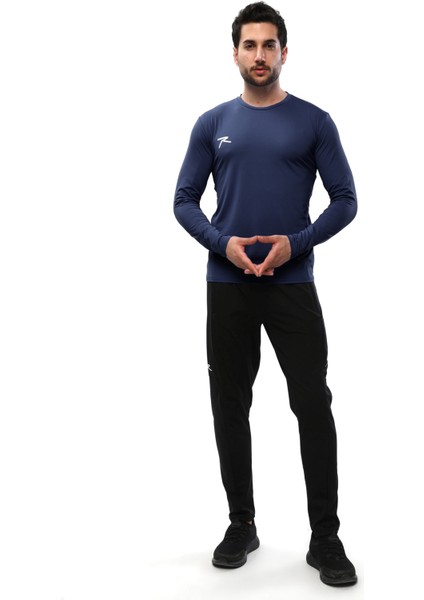 Uzun Kollu T-Shirt Laus Lacivert fırsatları