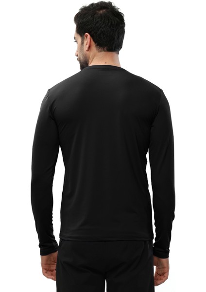 Uzun Kollu T-Shirt Laus Siyah
