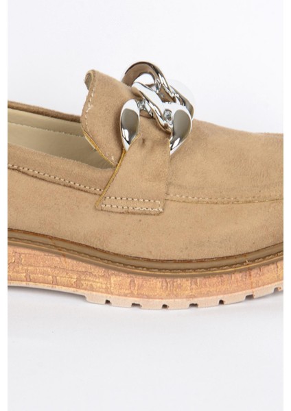 DKC2307 Bej Süet Kadın Günlük Ayakkabı fırsatları