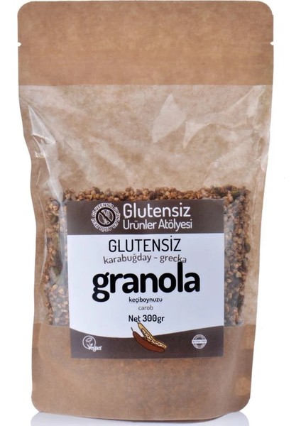 Glutensiz Karabuğday Greçka Granola Keçiboynuzu