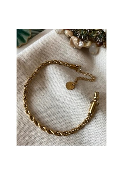 316L Çelik Burgu Bileklik