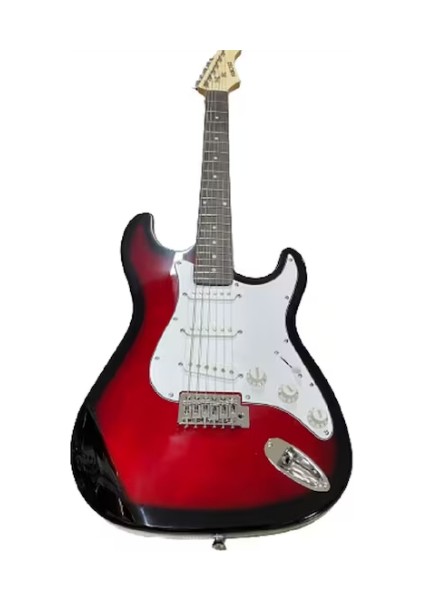 ST309-01-RD Elektro Gitar 3 Single Strat Kasa (Kırmızı)