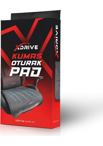 Xdrive Premium Oturak Pad Kumaş Gri