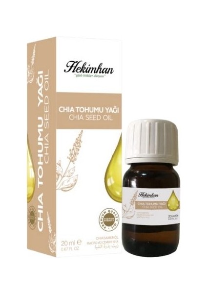 Chia Tohumu (Sabit) Yağı 20 ml