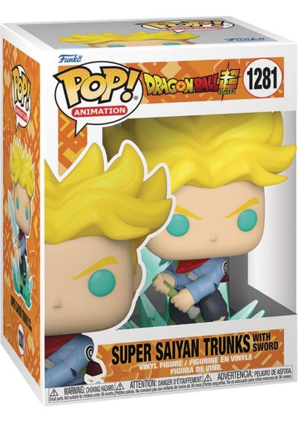 Pop Figür Animation: Dragon Ball Super -Super Saiyan Trunks W/ Sword