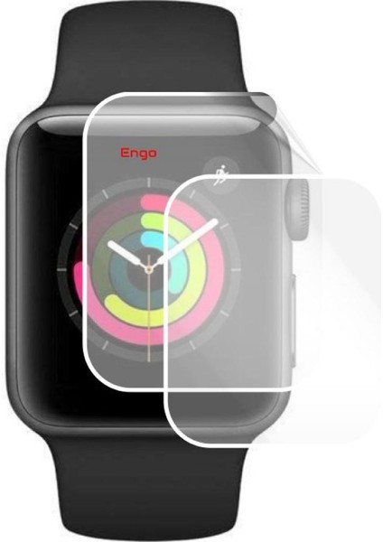 Apple Watch Series 3 38mm Ekran Koruyucu Şeffaf Tpu Film 2 Adet