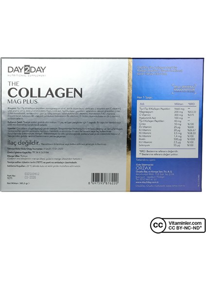 The Collagen Mag Plus 30 Saşe Karpuz Çilek