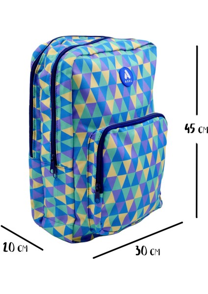 3 Bölmeli Okul Sırt Çantası Model AD-4011