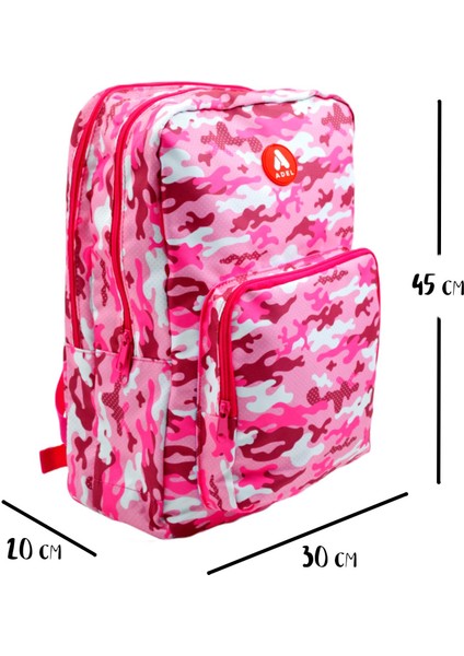 3 Bölmeli Okul Sırt Çantası Model AD-4012