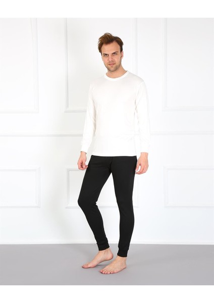 Erkek Pamuk Siyah Tek Alt Içlik 19102