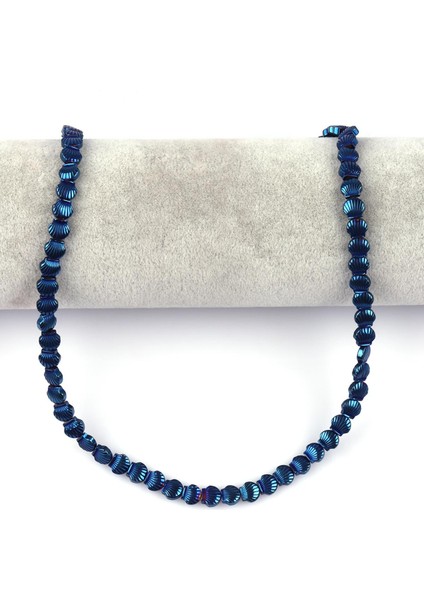 Mavi Hematit Doğal Taş Dizi 6 x 3 mm Deniz Kabuğu Model fiyatları