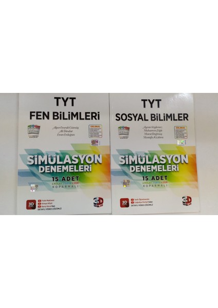 TYT Fen Bilimleri ve Sosyal Bilimler Simülasyon Denemeleri