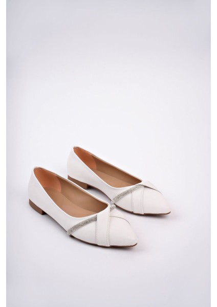 Taşlı Babet Kadın Ayakkabı (Tam Kalıp Kullandığınız Beden Önerilir) 72795