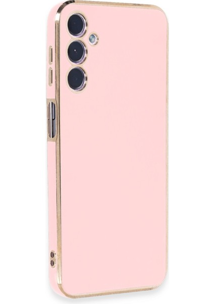 Samsung Galaxy A34 Kılıf Bark Parlak Kenarlı Silikon