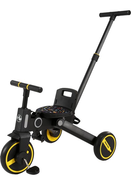 Easy Trike Çift Yönlü Ebeveyn Kontrollü Katlanabilir Bisiklet