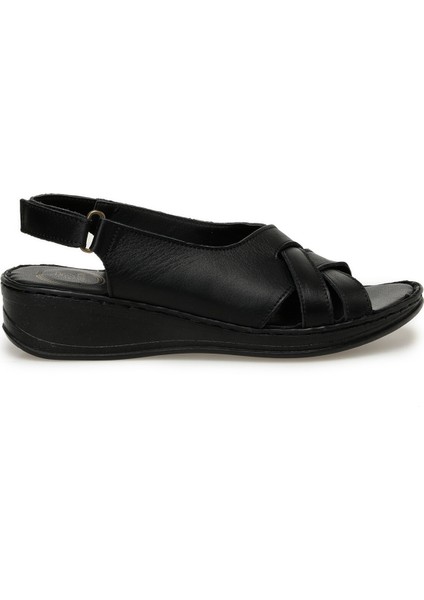 103813.Z3FX Siyah Kadın Comfort Sandalet