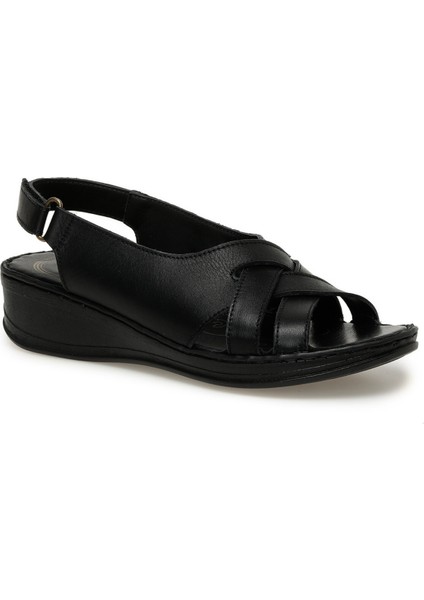 103813.Z3FX Siyah Kadın Comfort Sandalet