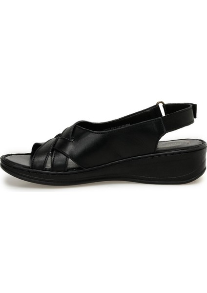 103813.Z3FX Siyah Kadın Comfort Sandalet