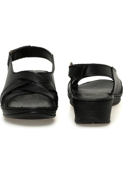 103813.Z3FX Siyah Kadın Comfort Sandalet