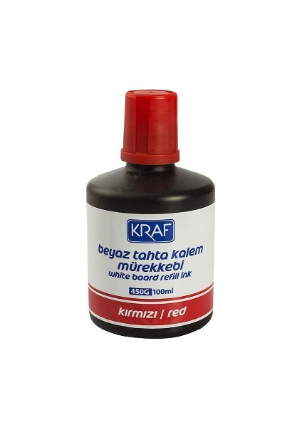 Beyaz Tahta Kalem M&#XDC;REKKEB&#X130; 100ML Kırmızı 450G 6 Adet