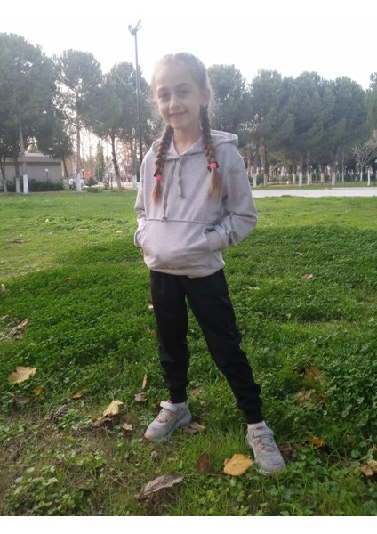 Kız , Erkek Kapişonlu Kanguru Cepli Düz Model Eşofman Takımı fırsatları