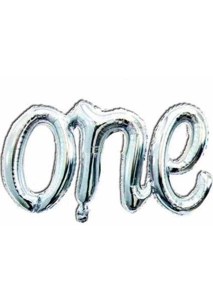 Gümüş One Folyo Balon